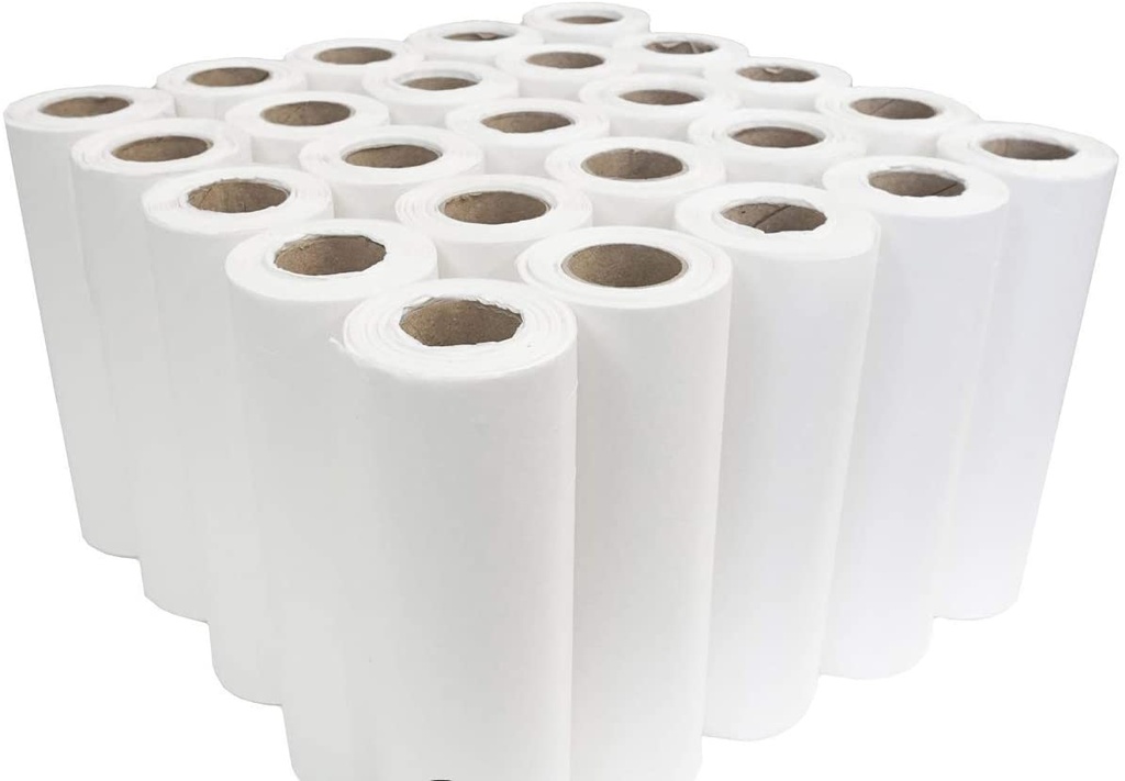 Wegwerp-hoofdsteunpapier Glad 22cm x 69m - 25 rollen per doos