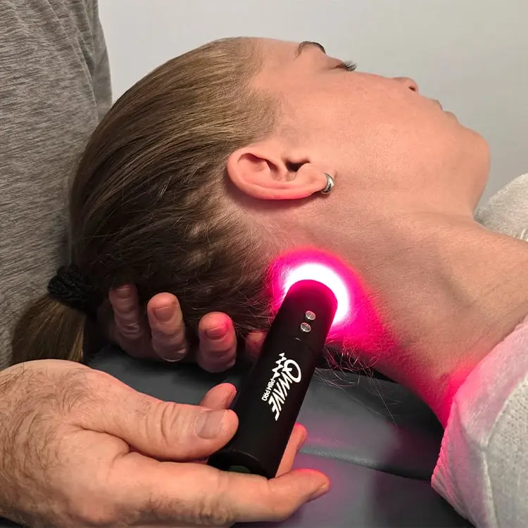 QWave PBM Pro - LED-zaklamp, blauw, rood, infrarood