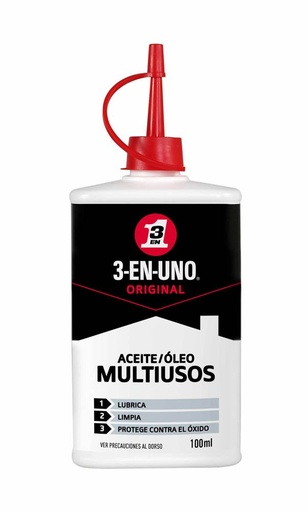 3-IN-ONE EN UNO 34059 3-in-1 oil for cleaning and protection, 100 ml, transparent